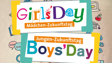 Es sin die Logos des Girls und Boys Day abgebildet.